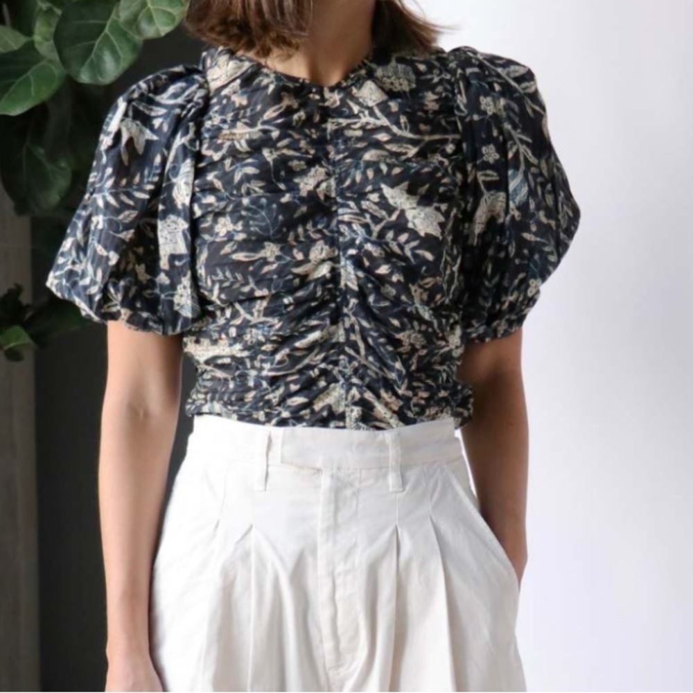 Ulla Johnson Naya Top in Rainforest Sz 4